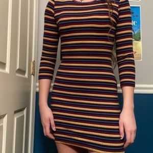 Striped Bodycon Dress